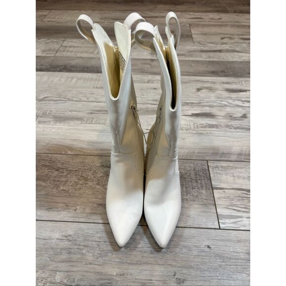 Wild Fable White Cowboy boots Size 6 - Picture 2 of 12